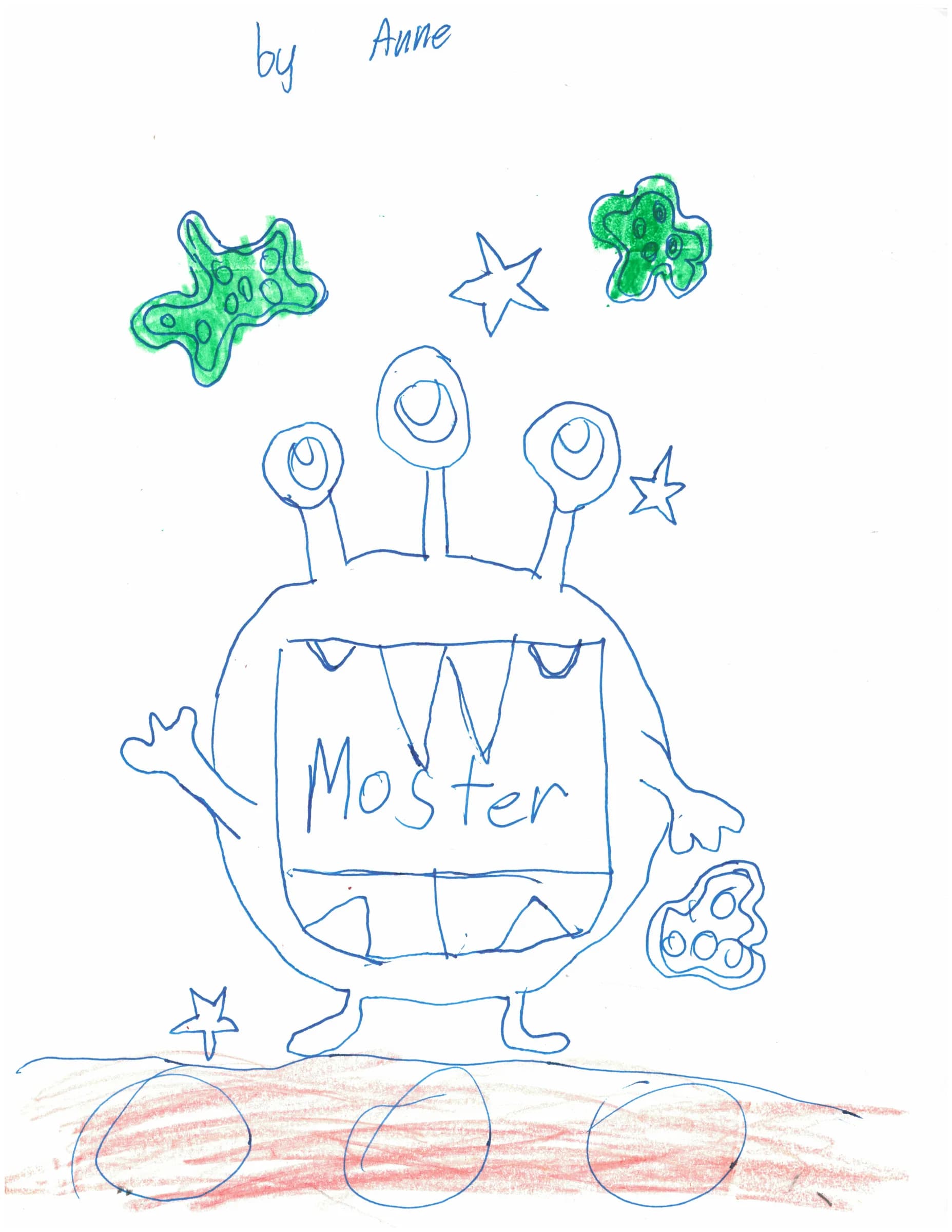 monster mars — by Anne